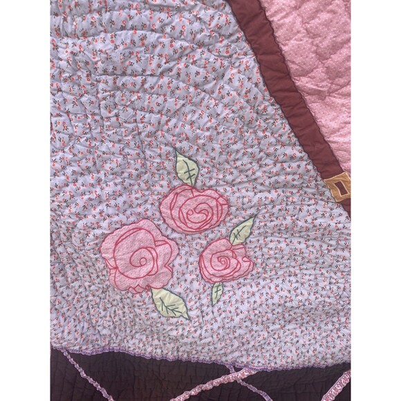 The Land of Nod Run For The Roses Derby Equestrian Jumping Comforter Full Queen - Picture 6 of 12